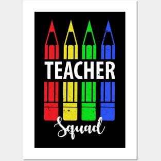 Teacher squad a gift for the teacher Posters and Art